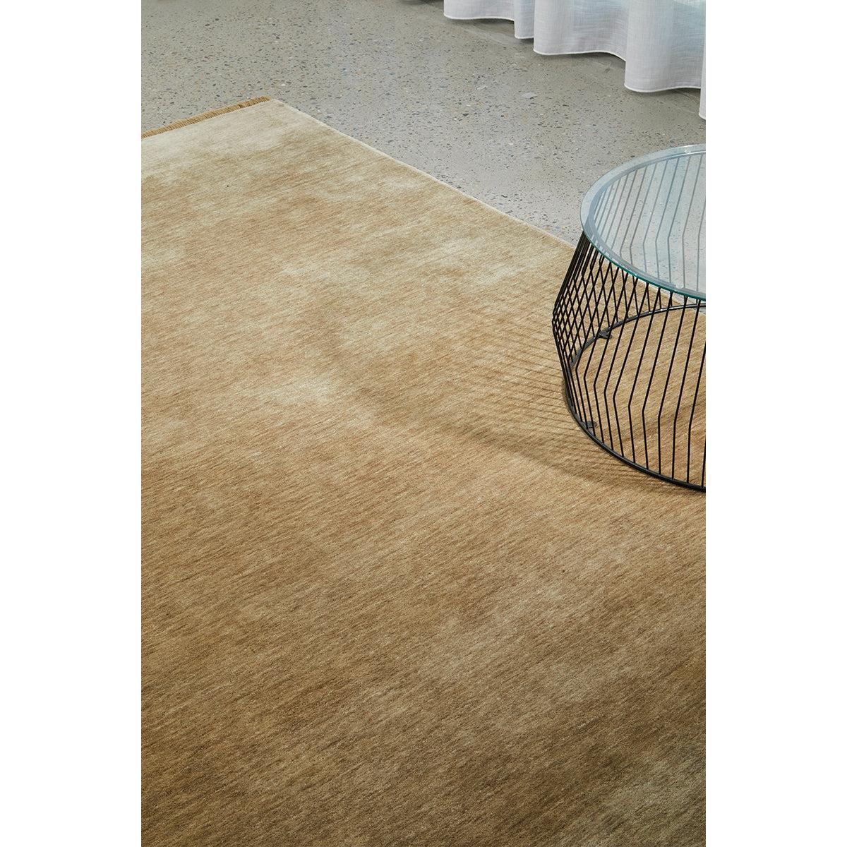 Conscious Loom Kinship Oyster Rug featuring textured oyster, beige and sand on cream background, hand-tufted wool