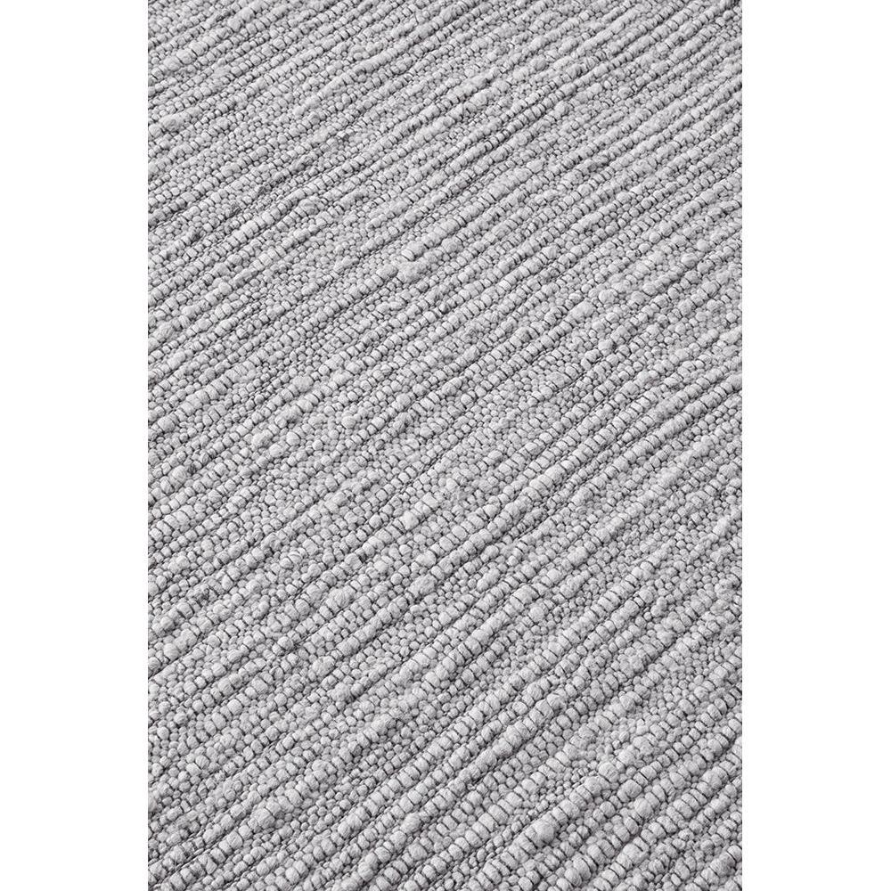 Darren Palmer Bedrock Grey Rug featuring textured ribbed pattern in light grey, grey and charcoal on white, machine-made