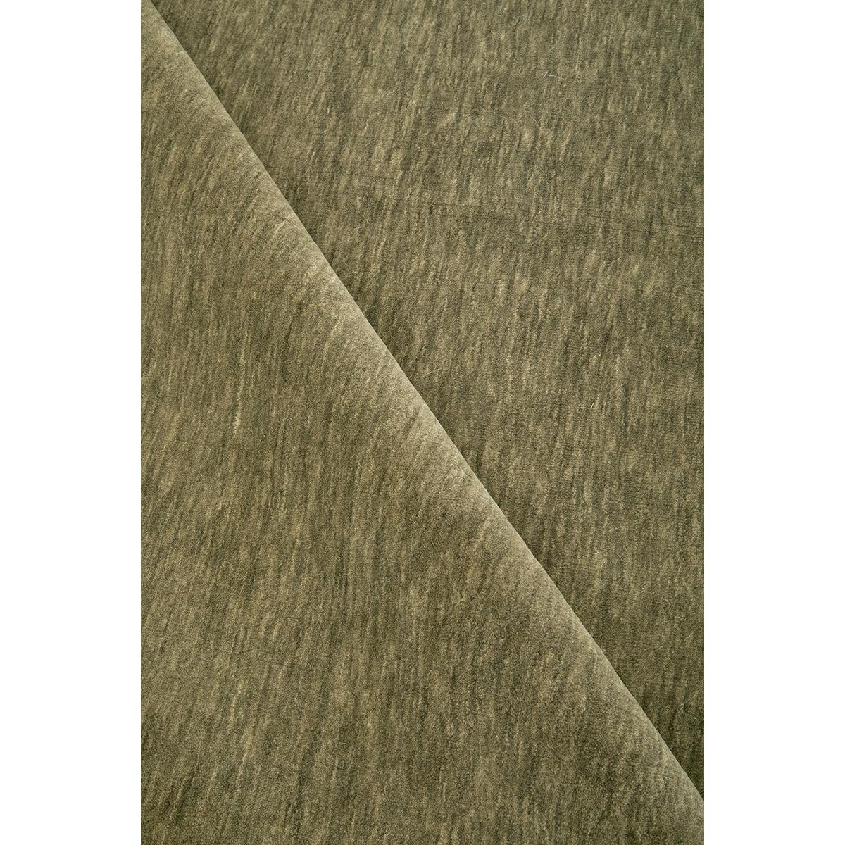Darren Palmer Legacy Olive Rug featuring textured pattern in olive, sage and moss on olive background, hand-tufted wool
