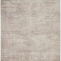 Darren Palmer Morgana Rug with abstract distressed pattern in taupe beige ivory on cream base, machine-made polyester