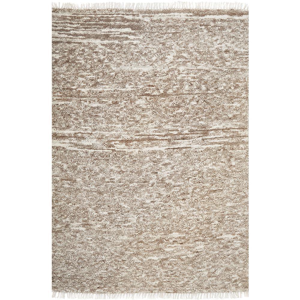 Darren Palmer Travertine Brown rug featuring travertine pattern in cream beige and taupe on cream woven polypropylene