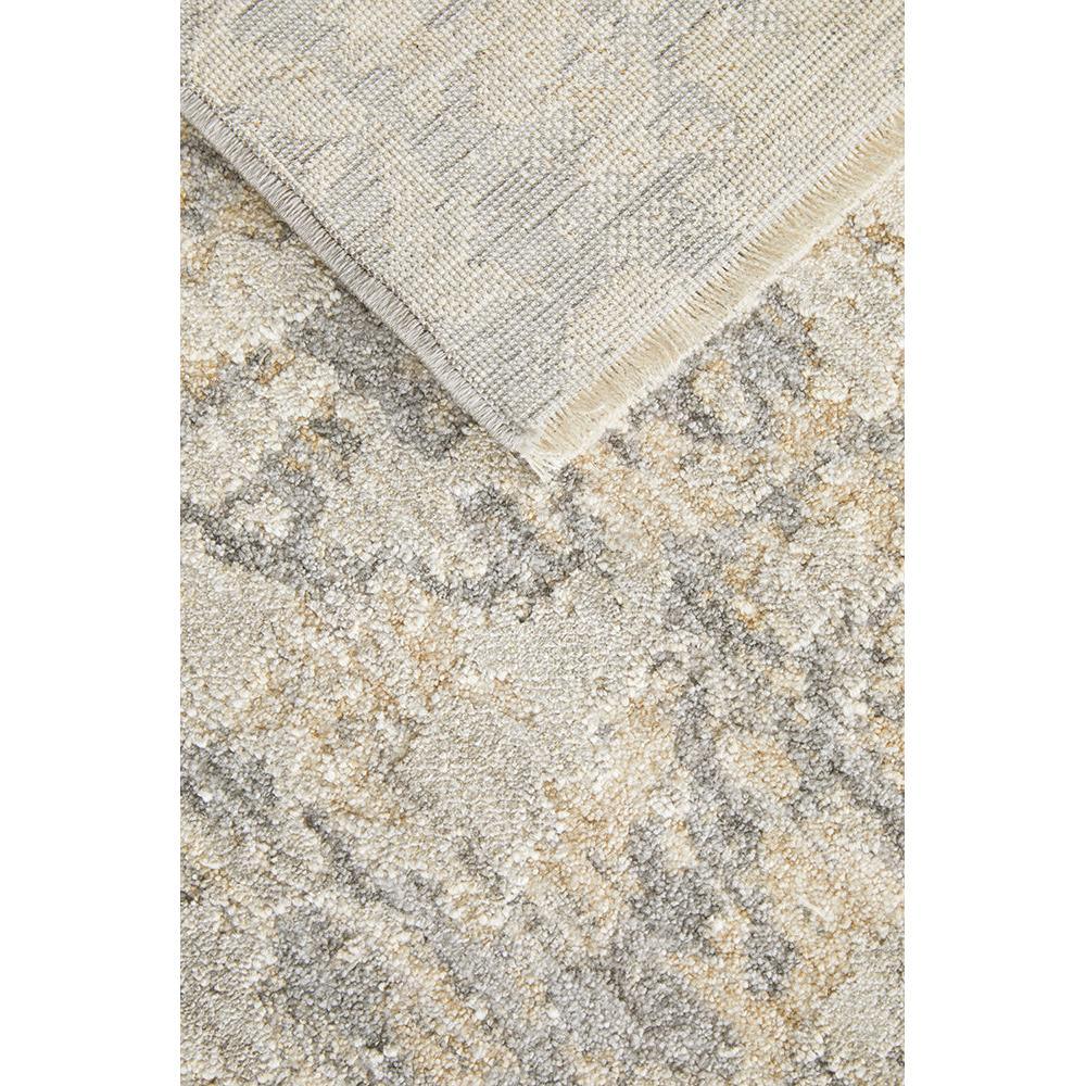 Emma Blomfield Haze Slate Runner Rug featuring softly abstract in slate, beige and cream on cream bg, hand-tufted wool