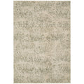 Emma Blomfield Plume Moss Rug featuring plume pattern in moss green and sage on cream backdrop, hand-tufted wool