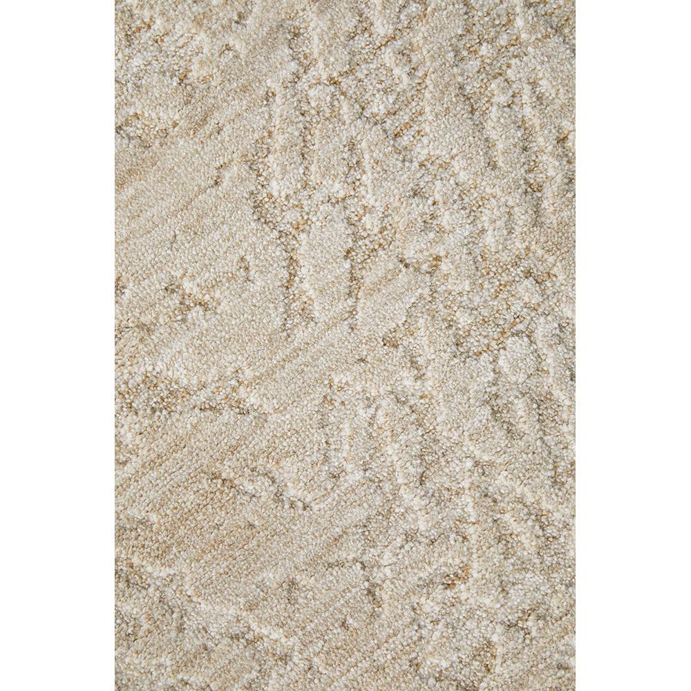 Emma Blomfield Plume Oat Rug featuring shag texture in oat, cream and taupe on white background, machine-made polyester