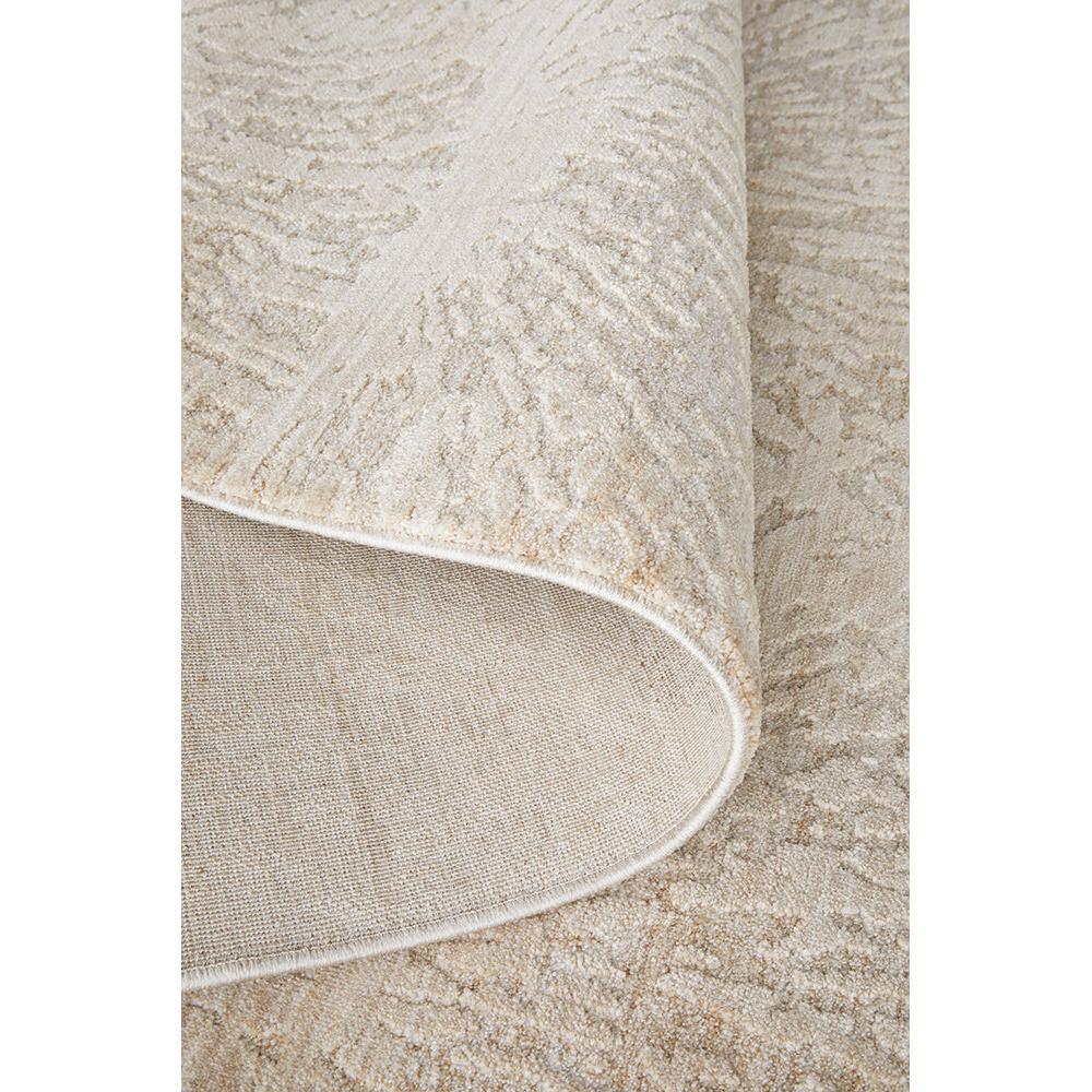 Emma Blomfield Plume Oat Rug featuring abstract textured pattern in oat, ivory, cream on white, hand-tufted wool