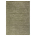 Marigold Suri Green Rug featuring solid textured pattern in olive green, sage and beige on white background, hand-tufted wool