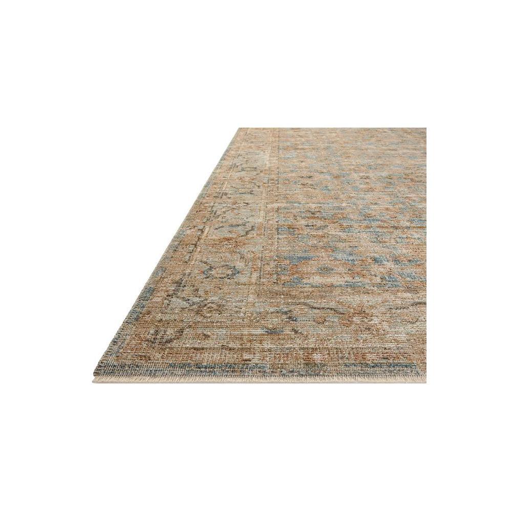 Heritage Ocean Rug by Rug Culture featuring oriental pattern in dusty blue, teal, taupe and ivory on beige, hand-tufted wool