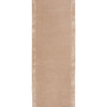 Beige bath mat on a white background