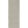 Rectangular gray bath mat on a white background