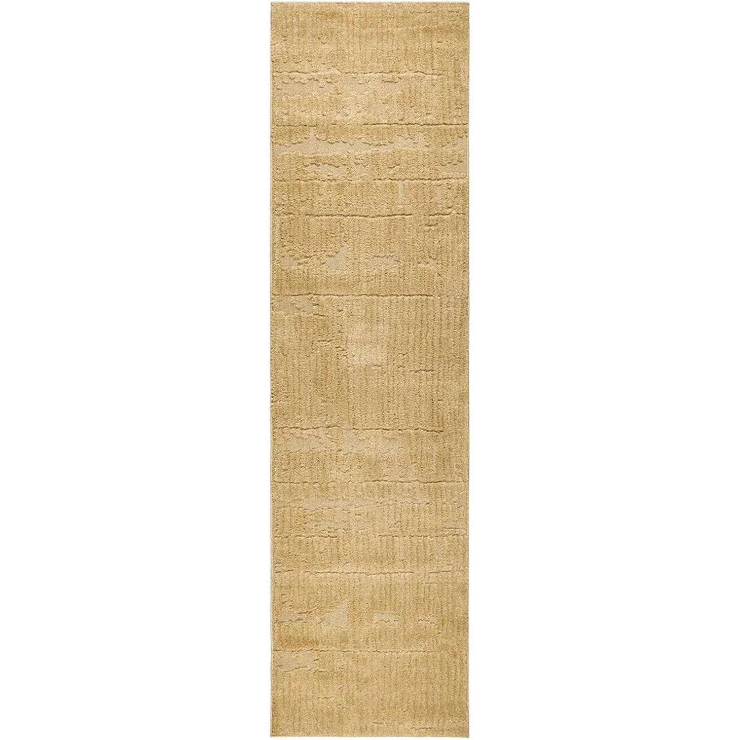 Beige textured rug on a white background