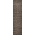 Rectangular brown rug on a white background