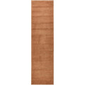 Brown textured rug on a white background
