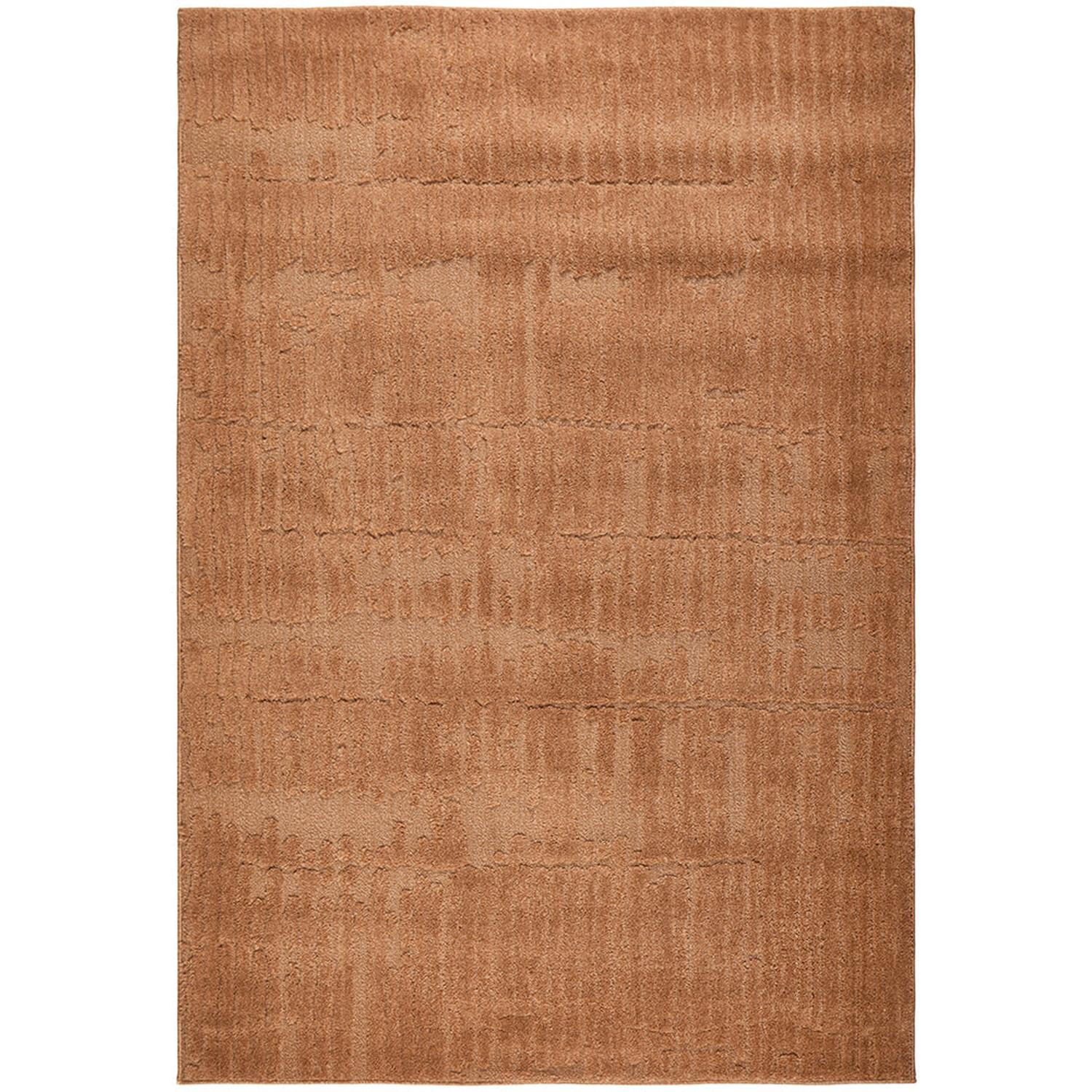 Brown textured area rug