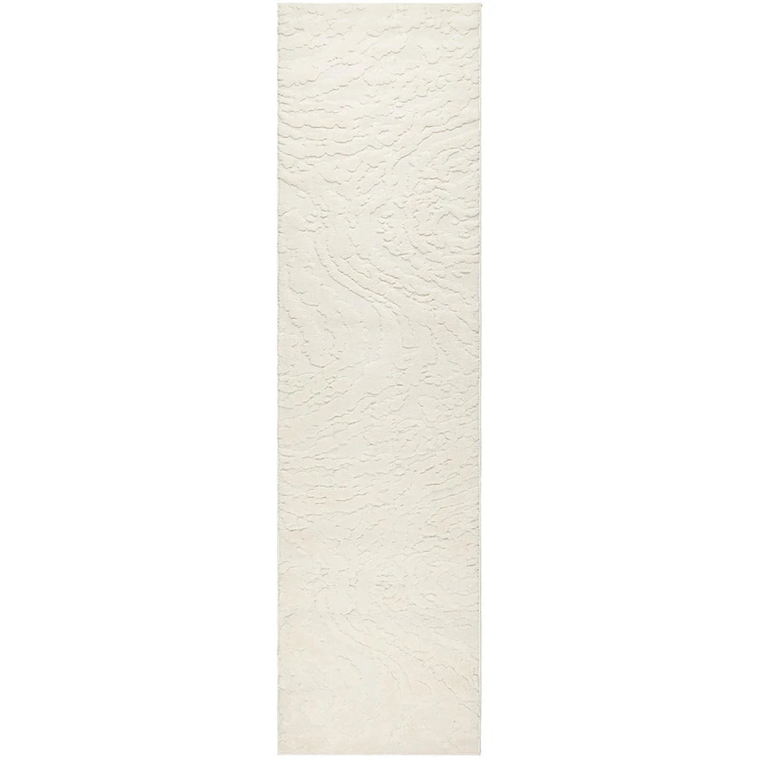 Haven Nyla White Rug from Rug Culture Haven Collection featuring subtle textured pattern in cream on ivory background