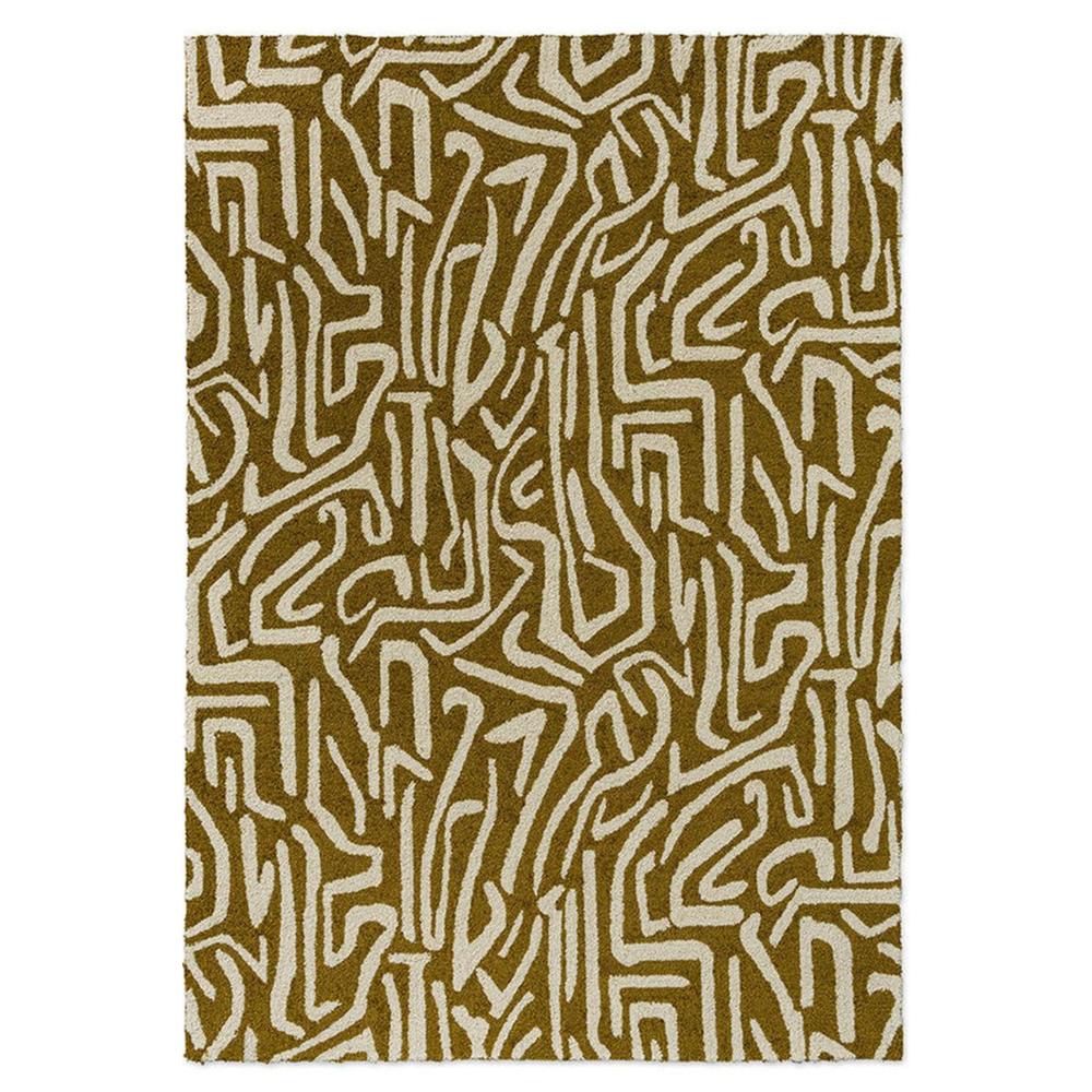 Harlequin Melodic Ochre - Gold Designer Outdoor Rug