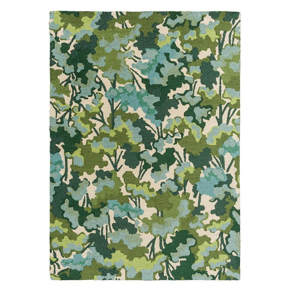 Harlequin Tree Tops Green Designer Outdoor Rug