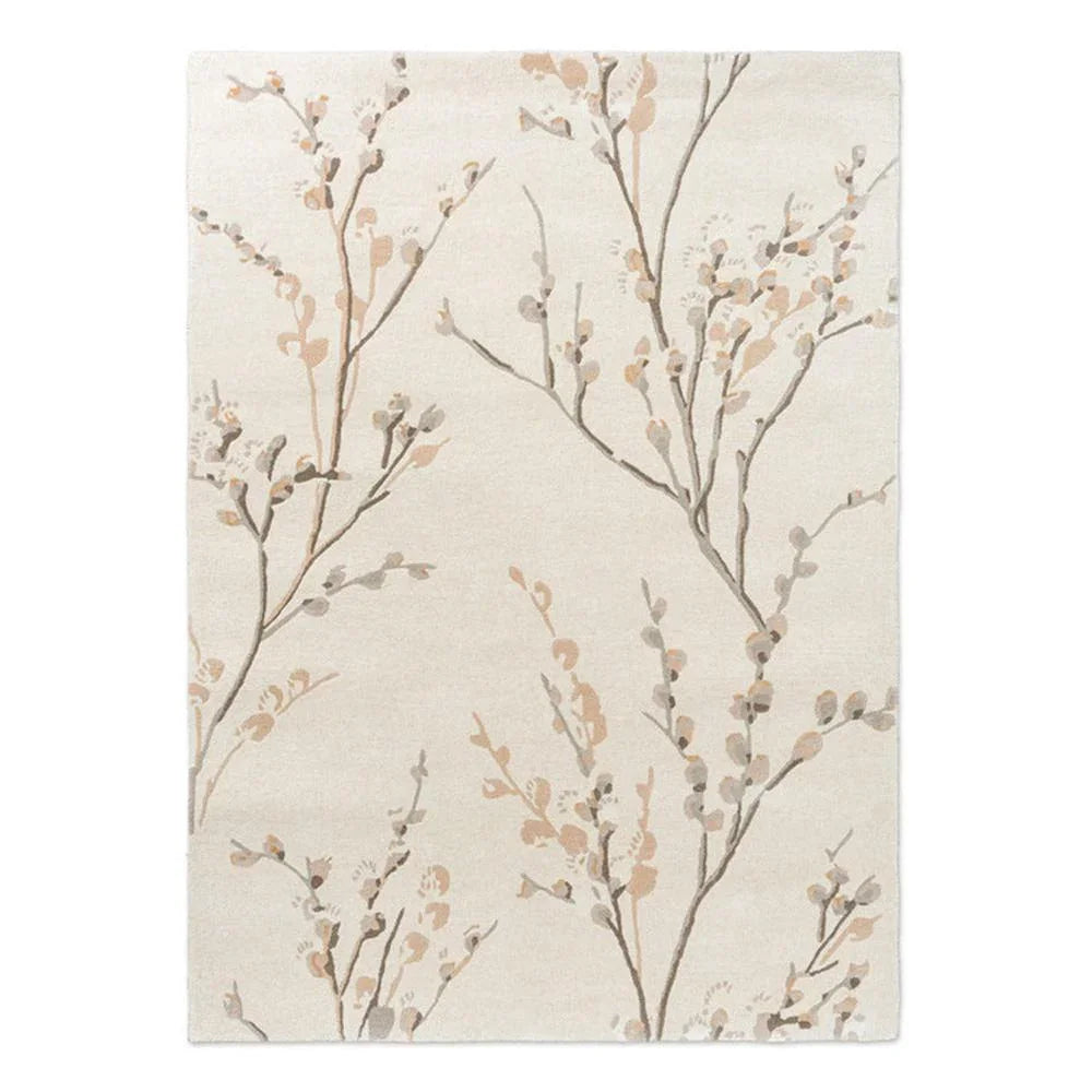 Laura Ashley Pussy Willow Dove Grey Designer Rug