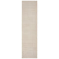 Marigold Dior Natural Runner Rug featuring geometric circular pattern in cream and beige on natural background, hand-tufted wool