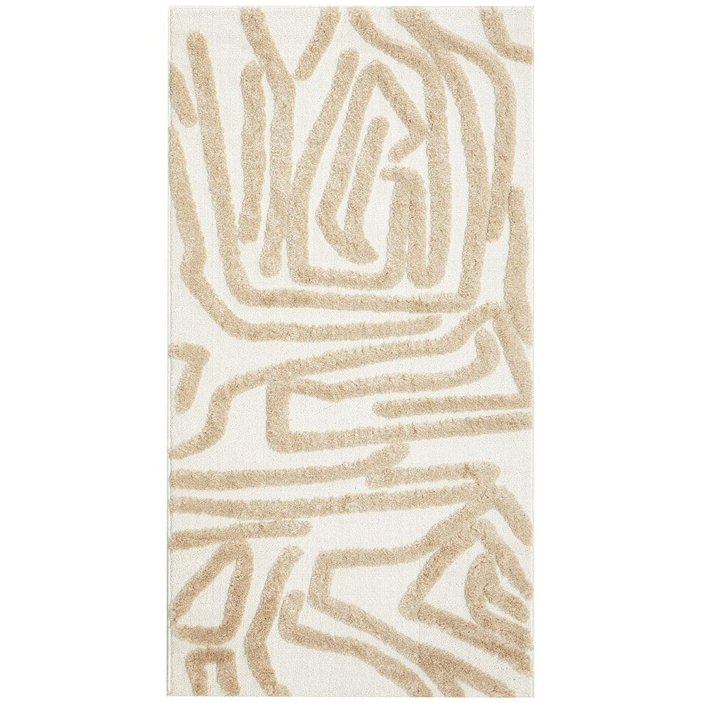 Marigold Jayla Abstract Art Beige Rug