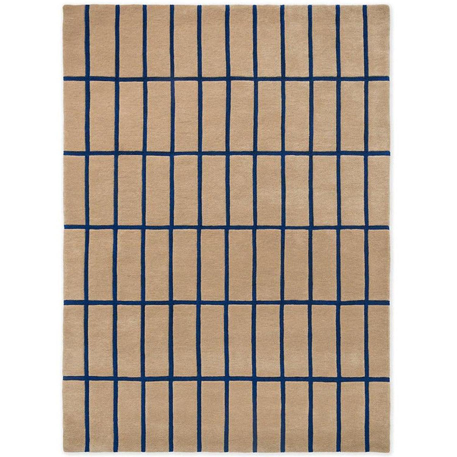 Marimekko Tiiliskivi Bright Blue Designer Rug