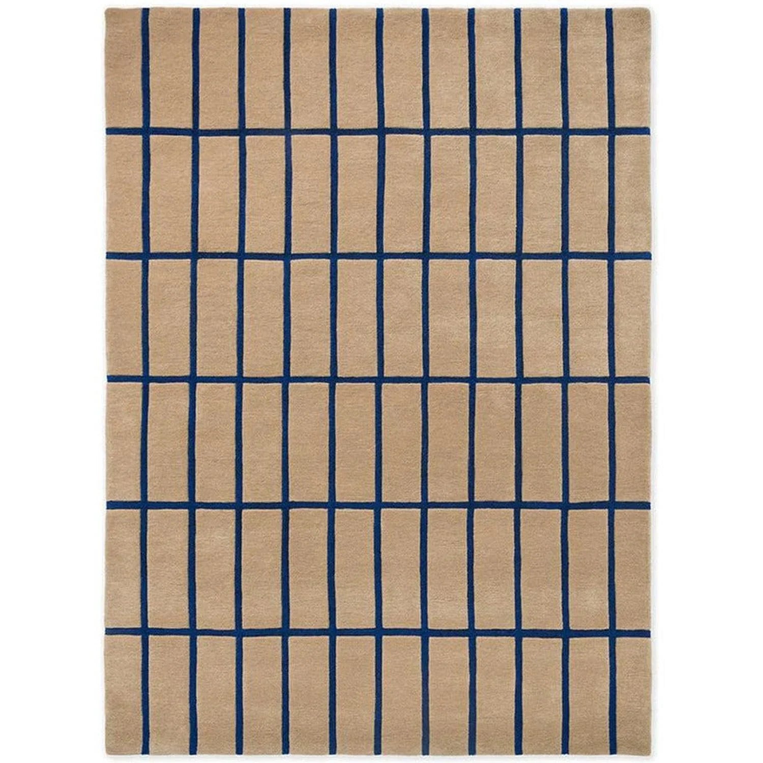 Marimekko Tiiliskivi Bright Blue Designer Rug