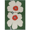 Marimekko Unikko 60th Anniversary Green Designer Rug