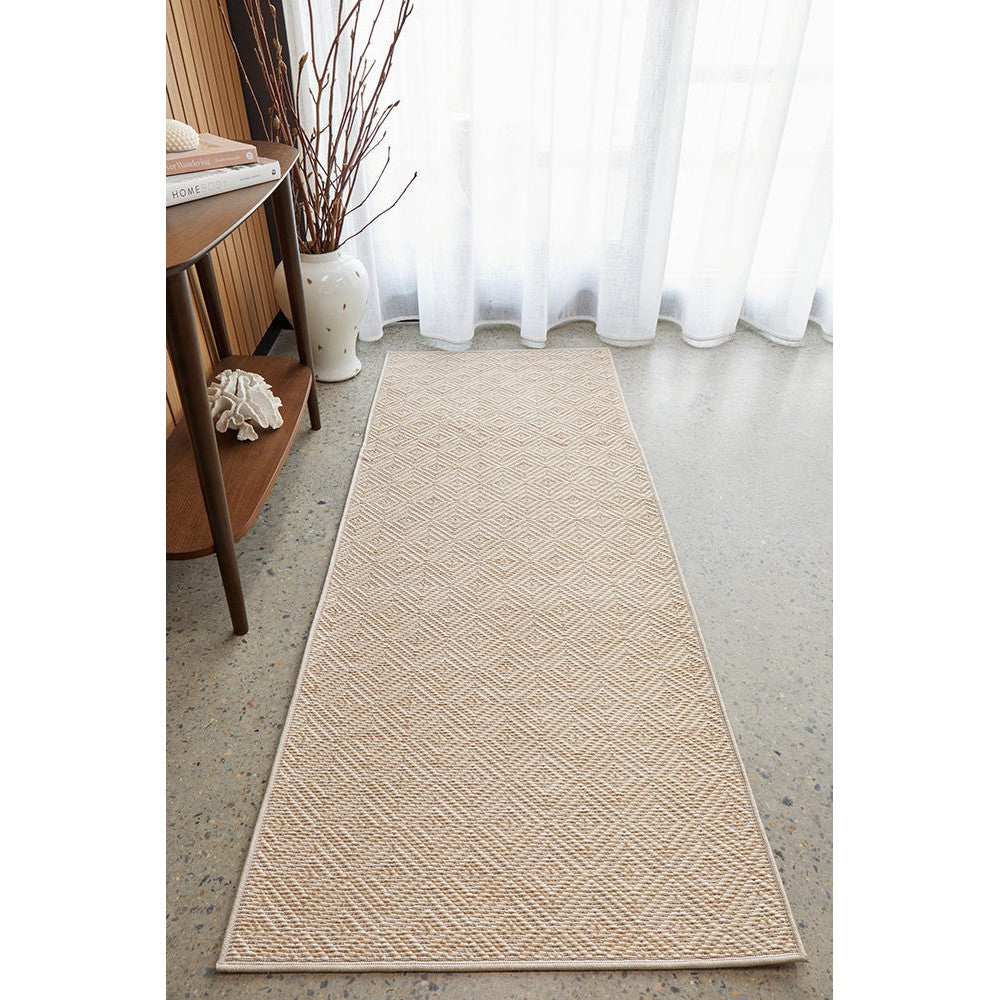 Patio Misty Natural Runner Indoor-Outdoor Rug