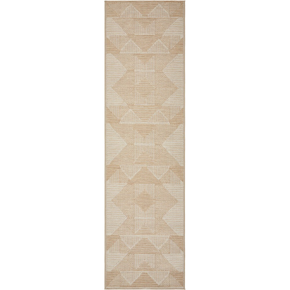 Patio Rico Natural Runner Indoor-Outdoor Rug