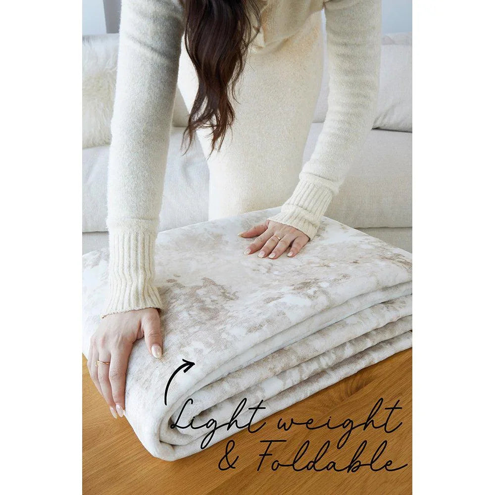 Revive Kacie Natural Washable Rug by Rug Culture featuring plush ivory/cream texture, lightweight and foldable.