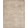Steph And Gian Meadow Malt Rug featuring abstract distressed pattern in beige, taupe on cream background, hand-tufted wool