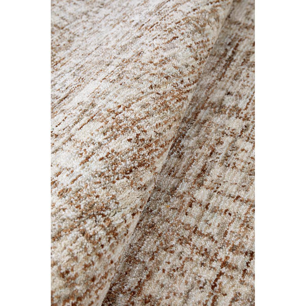 Steph And Gian Meadow Malt Rug featuring natural-inspired motif in cream, beige and tan on malt background, tufted wool