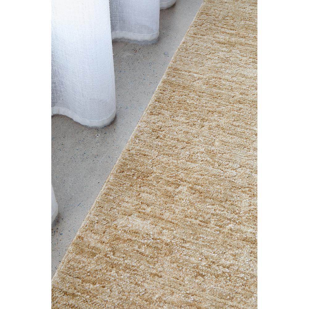 Steph And Gian Willow Wheat Rug featuring textured plain-weave in willow-wheat with cream specks on grey background, unknown construction