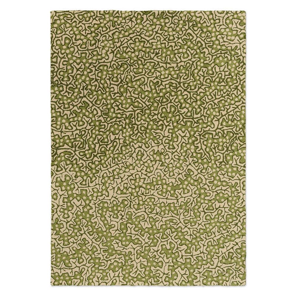 Sanderson Truffle Olive Designer Outdoor Rug