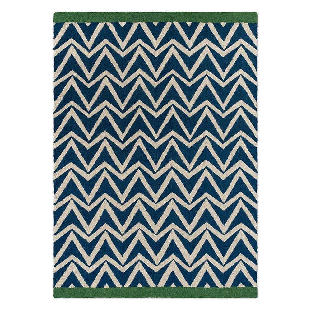 Scion Dhurrie Blue Designer Outdoor Rug