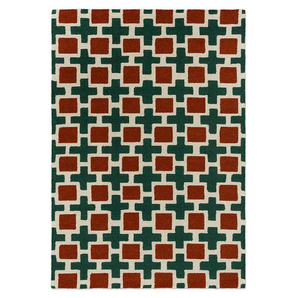Scion Hatch - Rust Designer Rug