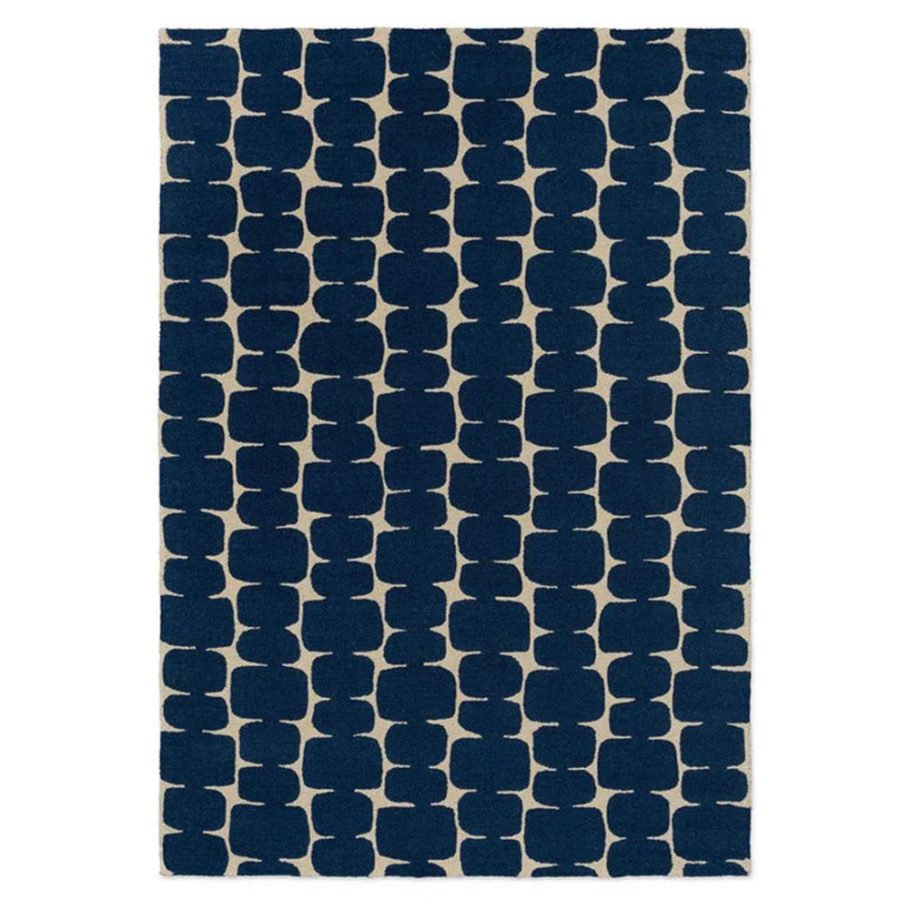 Scion Little Lohko - Indigo Designer Rug