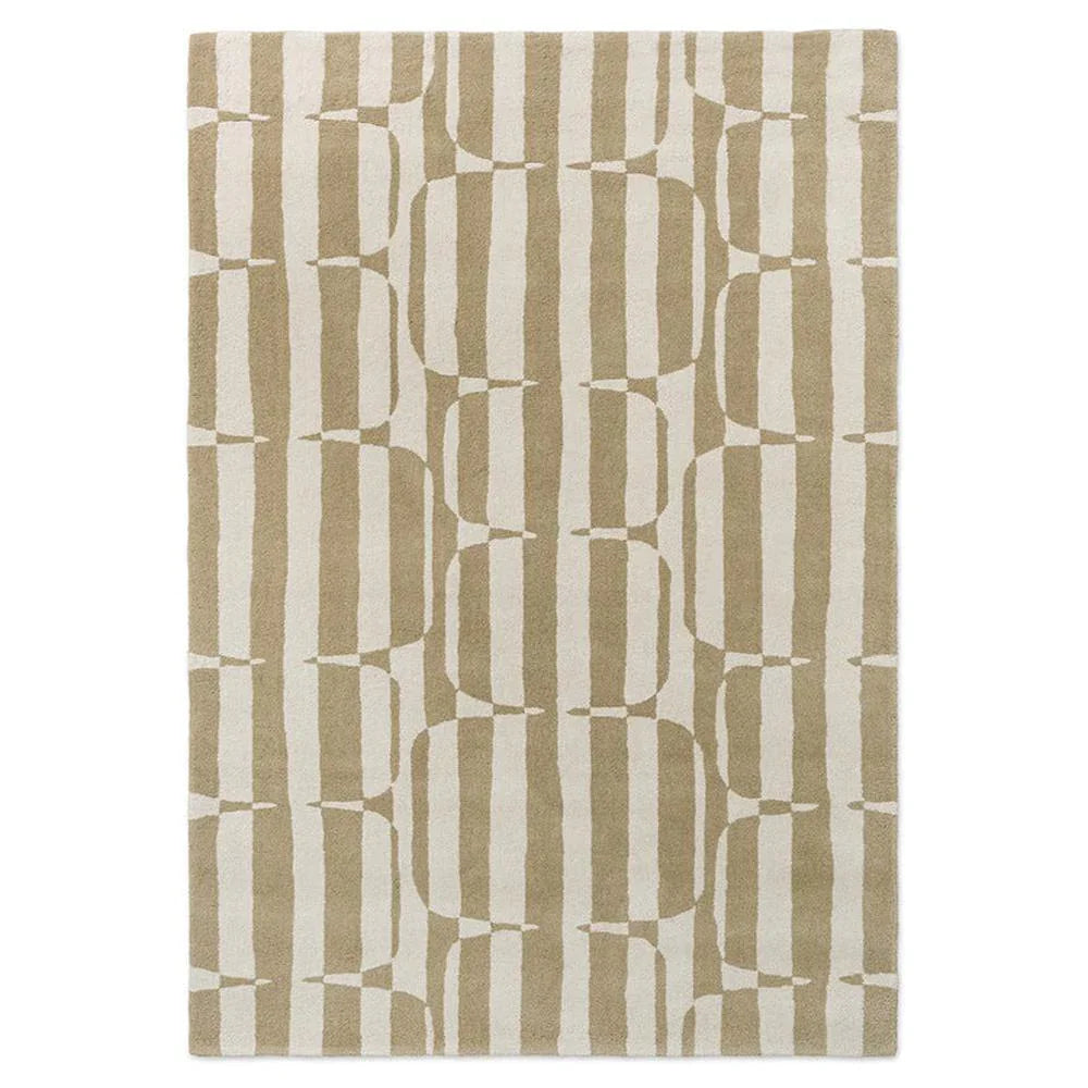 Scion Lohko Stripe - Pebble Designer Rug