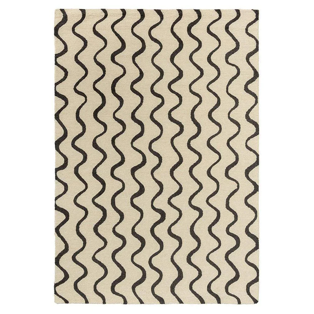 Scion Ribbon - Charcoal Designer Rug