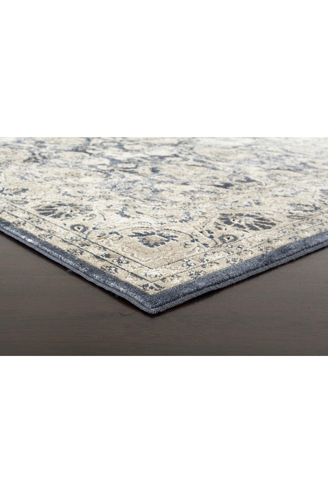 Providence Esquire Balance Traditional Blue Rug - ICONIC RUGS