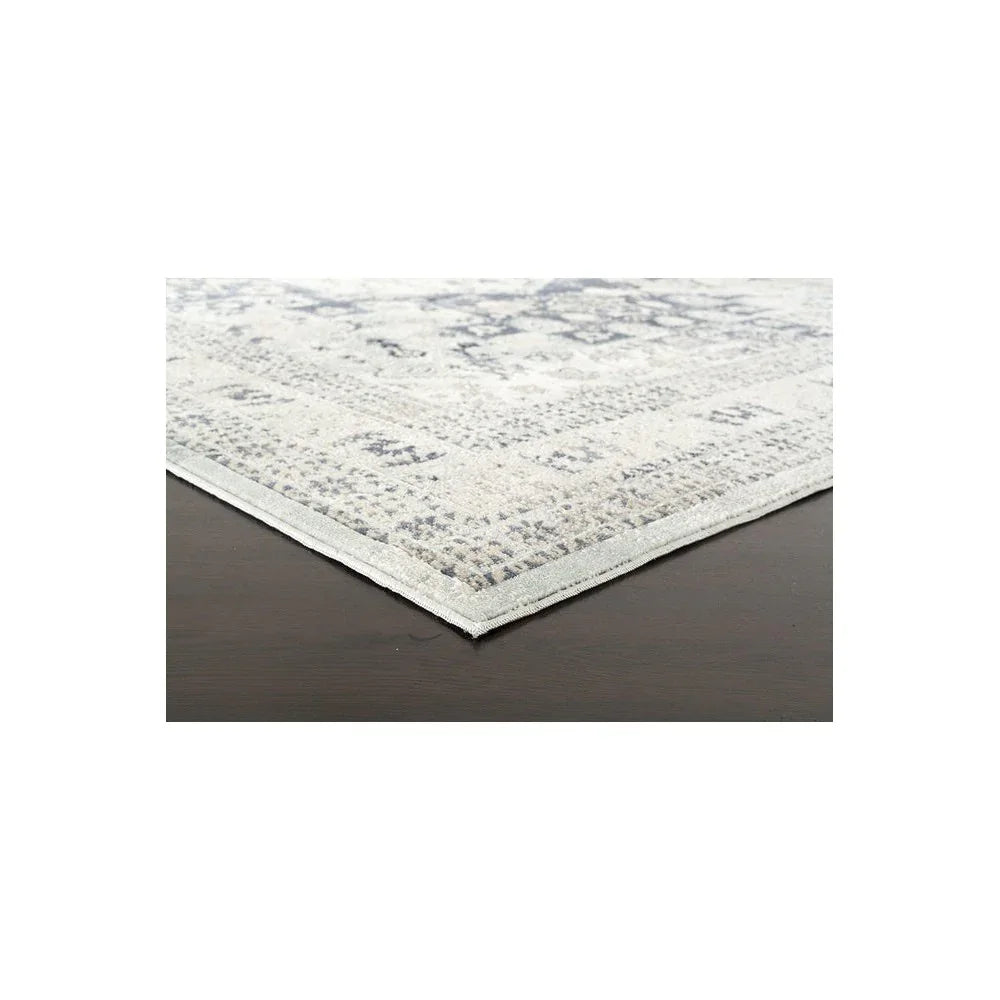 Providence Esquire Brushed Traditional Blue Rug - ICONIC RUGS