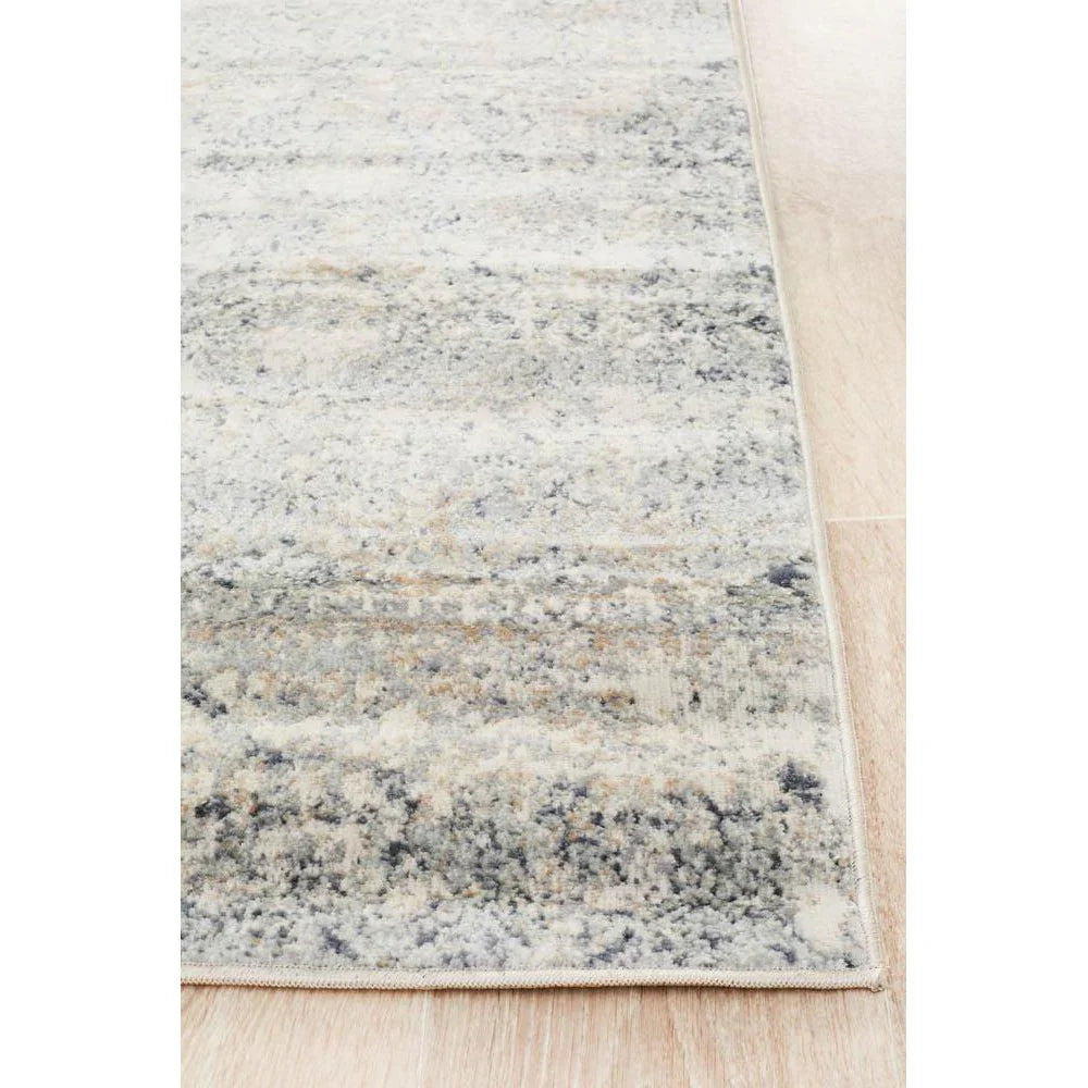Providence Esquire Segments Traditional Blue Runner - ICONIC RUGS