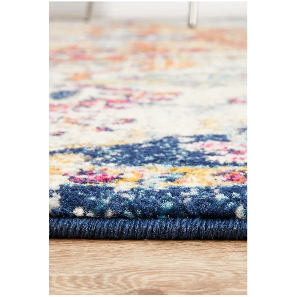 Evoke Carnival White Transitional Rug - ICONIC RUGS