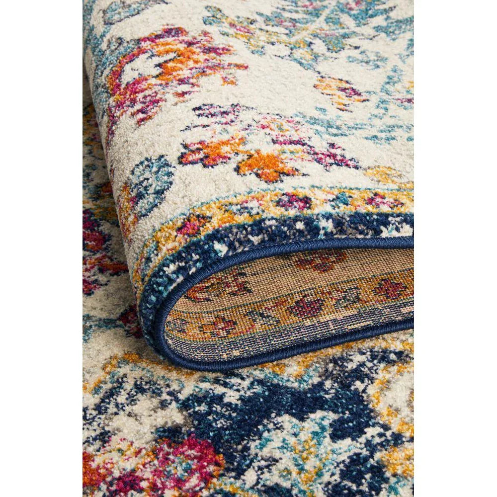 Evoke Carnival White Transitional Rug - ICONIC RUGS