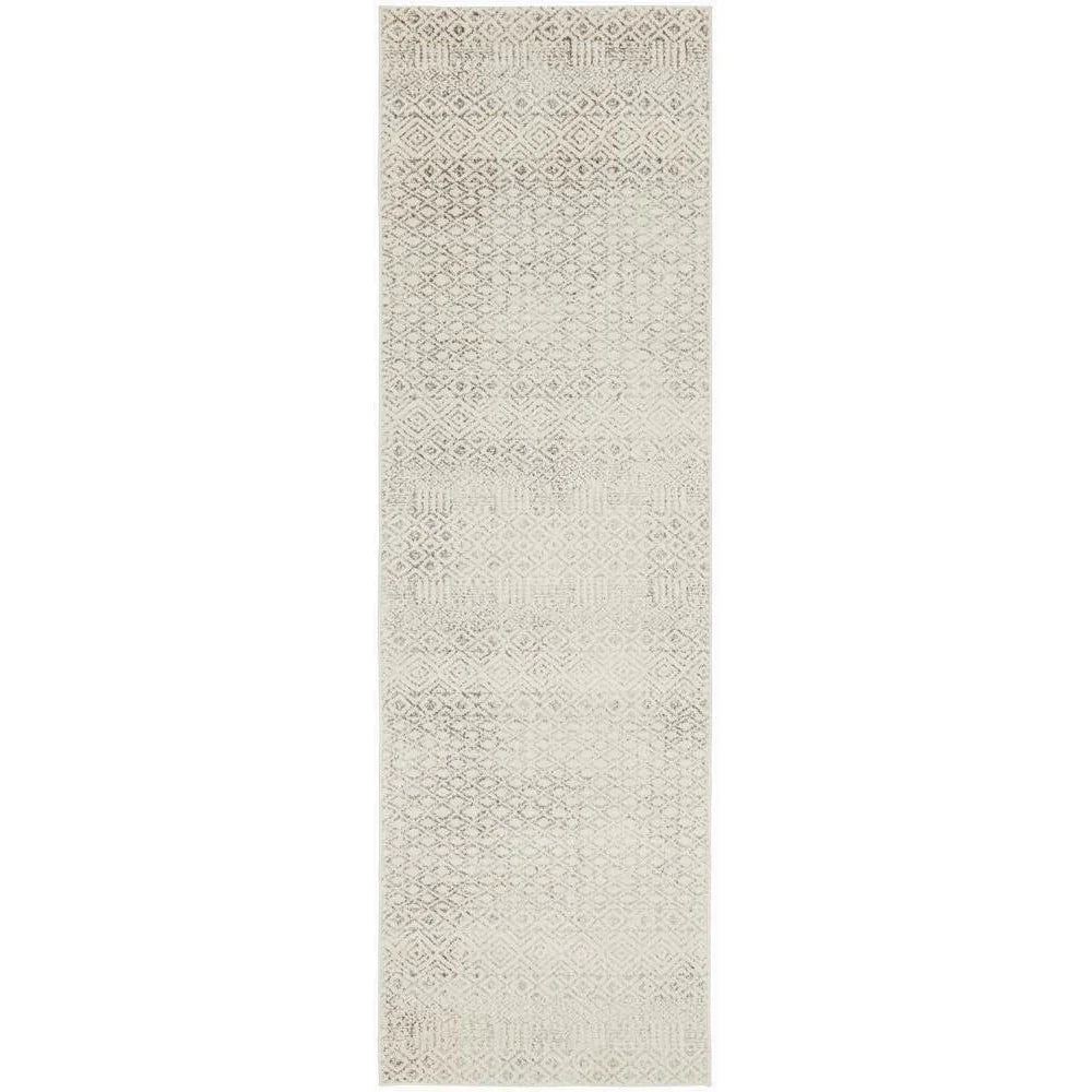 Evoke Diamond Grey Transitional Rug - ICONIC RUGS