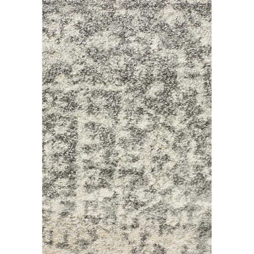 Evoke Dream White Silver Transitional Runner Rug - ICONIC RUGS