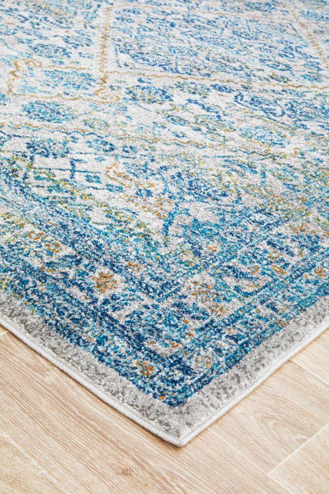 Evoke Duality Silver Transitional Rug - ICONIC RUGS