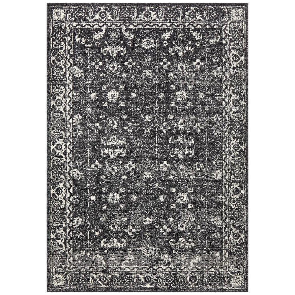Evoke Estella Charcoal Transitional Rug - ICONIC RUGS