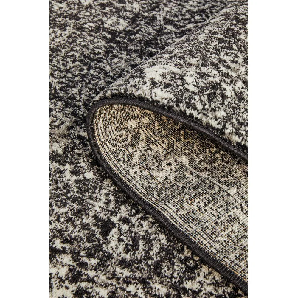 Evoke Estella Charcoal Transitional Runner Rug - ICONIC RUGS