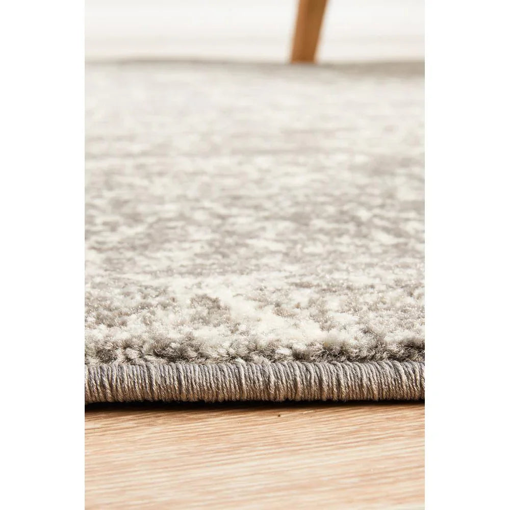 Evoke Homage Grey Transitional Round Rug - ICONIC RUGS