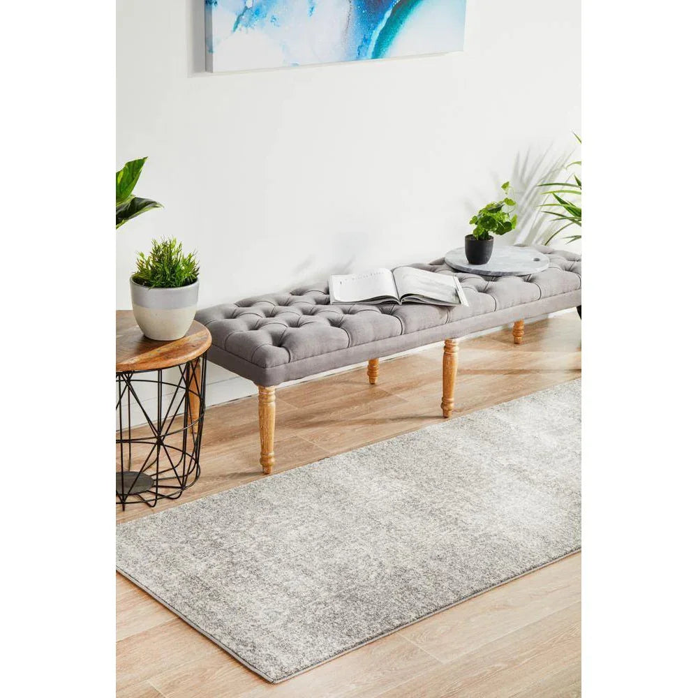 Evoke Homage Grey Transitional Runner Rug - ICONIC RUGS
